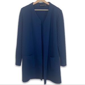 Nina Leonard 100% Acrylic Knitted Long Cardigan